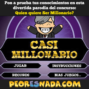 Corresponsal Vegetación Desviar Juego: Quien Quiere Ser Millonario? (Nueva Versión!) jugar 'Casi Millonario'  @ Analizame.com